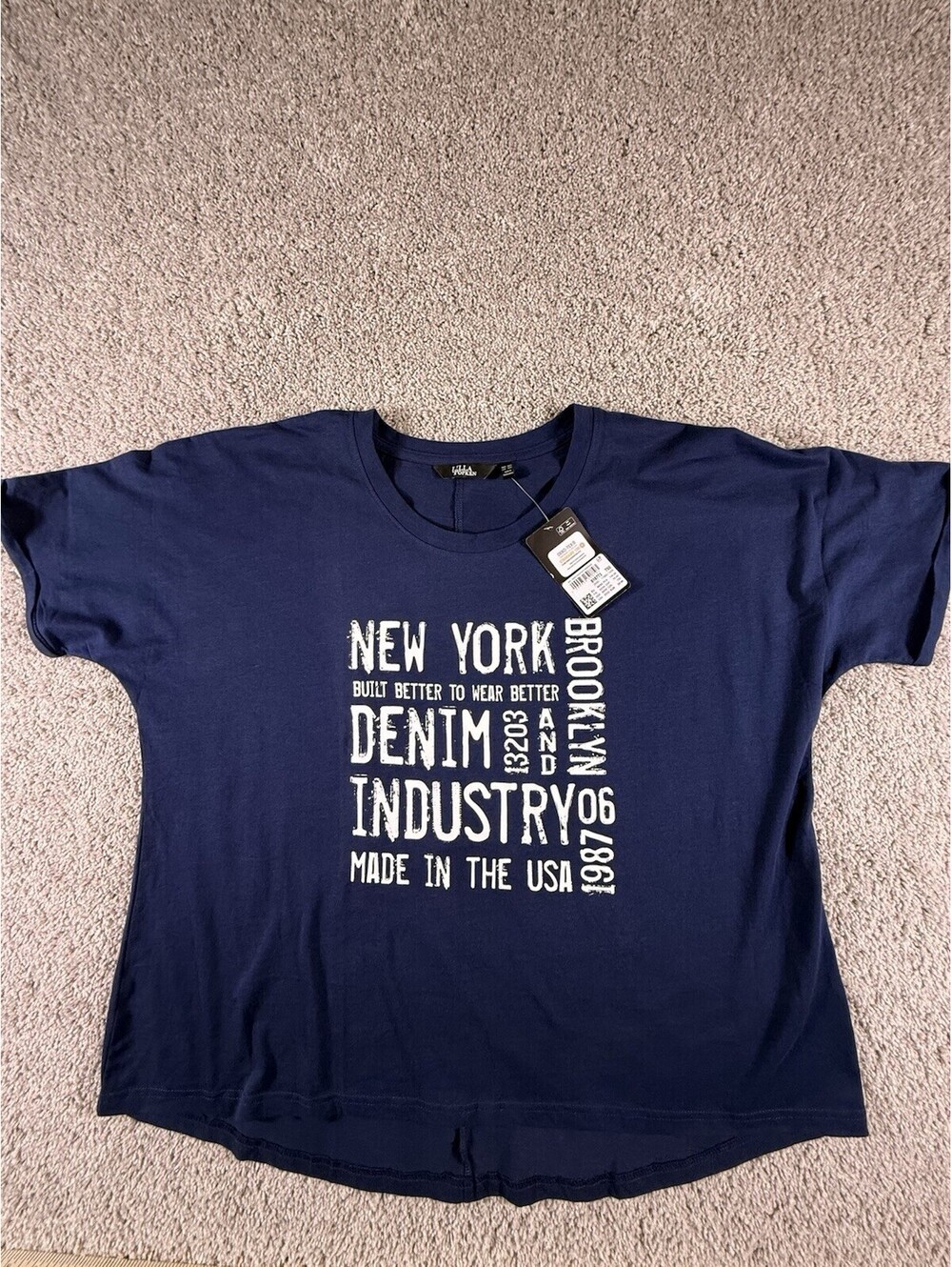 Ulla Popken Women’s Size 20 T Shirt Blue